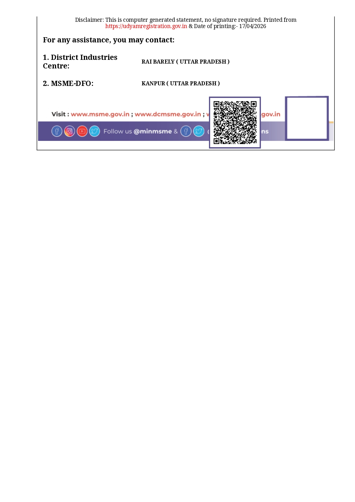 APS Advertising Certificate 2